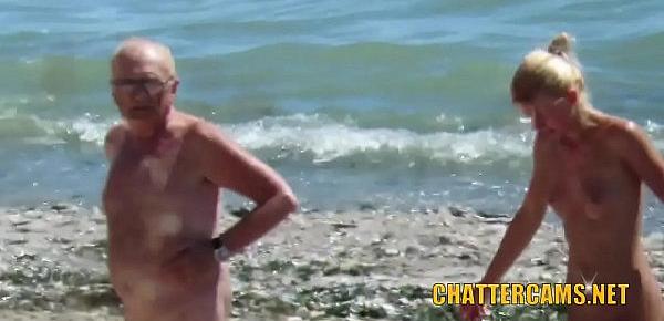  Nudist Beach MILF Spycam Hidden Cam Compilation